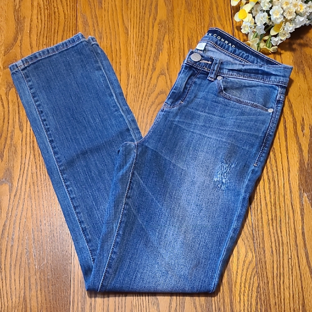 LC Lauren Conrad Dark Blue Skinny Jeans - Size 2